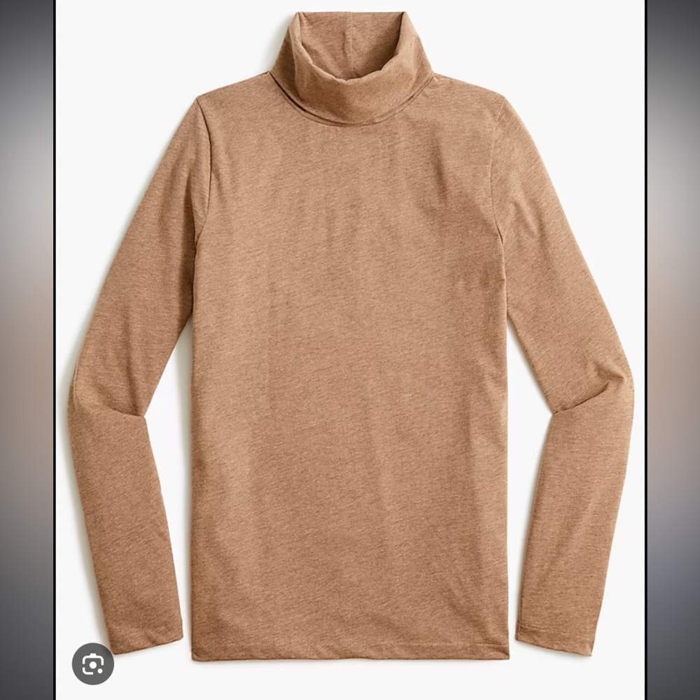 J Crew Tissue Crepe Turtleneck